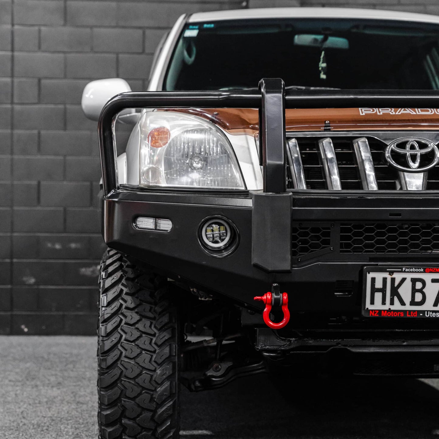 SHIELD Off-Road Triple Loop Bull-Bar to suit Toyota Prado 2002 - 2009 - view 2