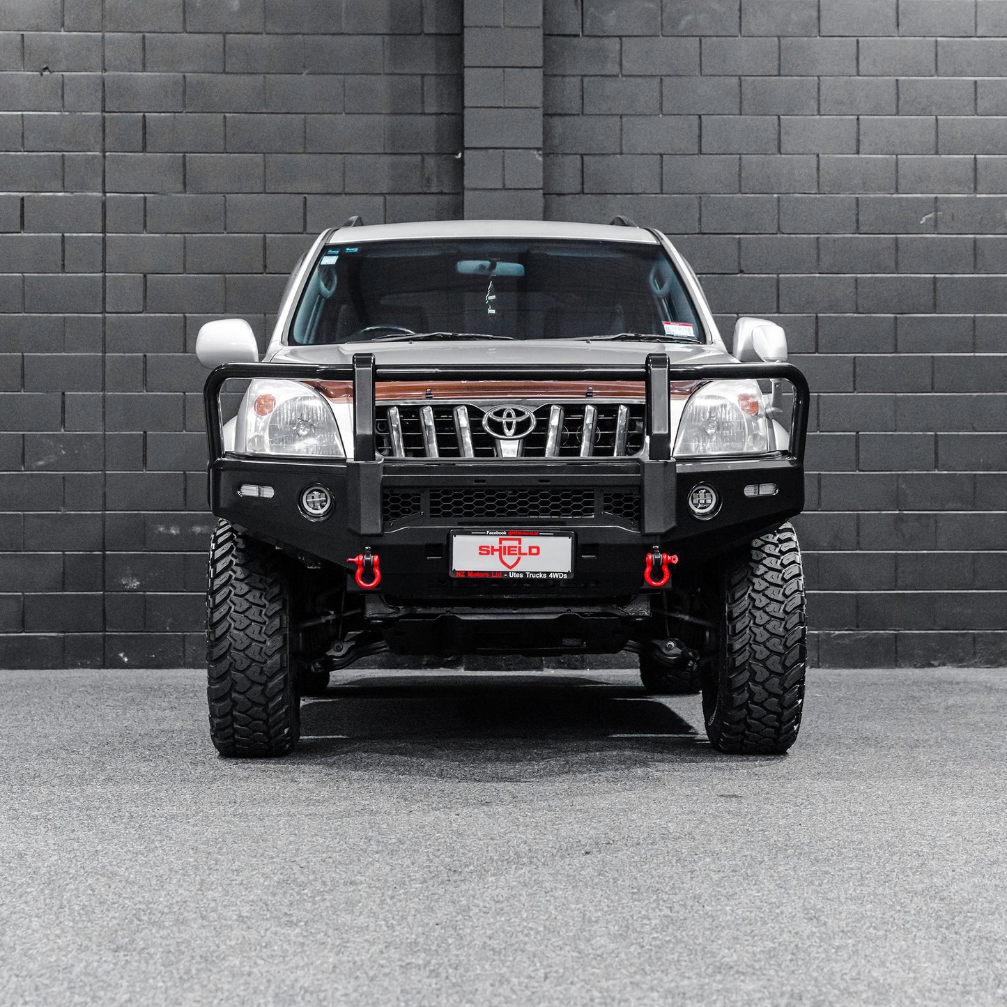 SHIELD Off-Road Triple Loop Bull-Bar to suit Toyota Prado 2002 - 2009