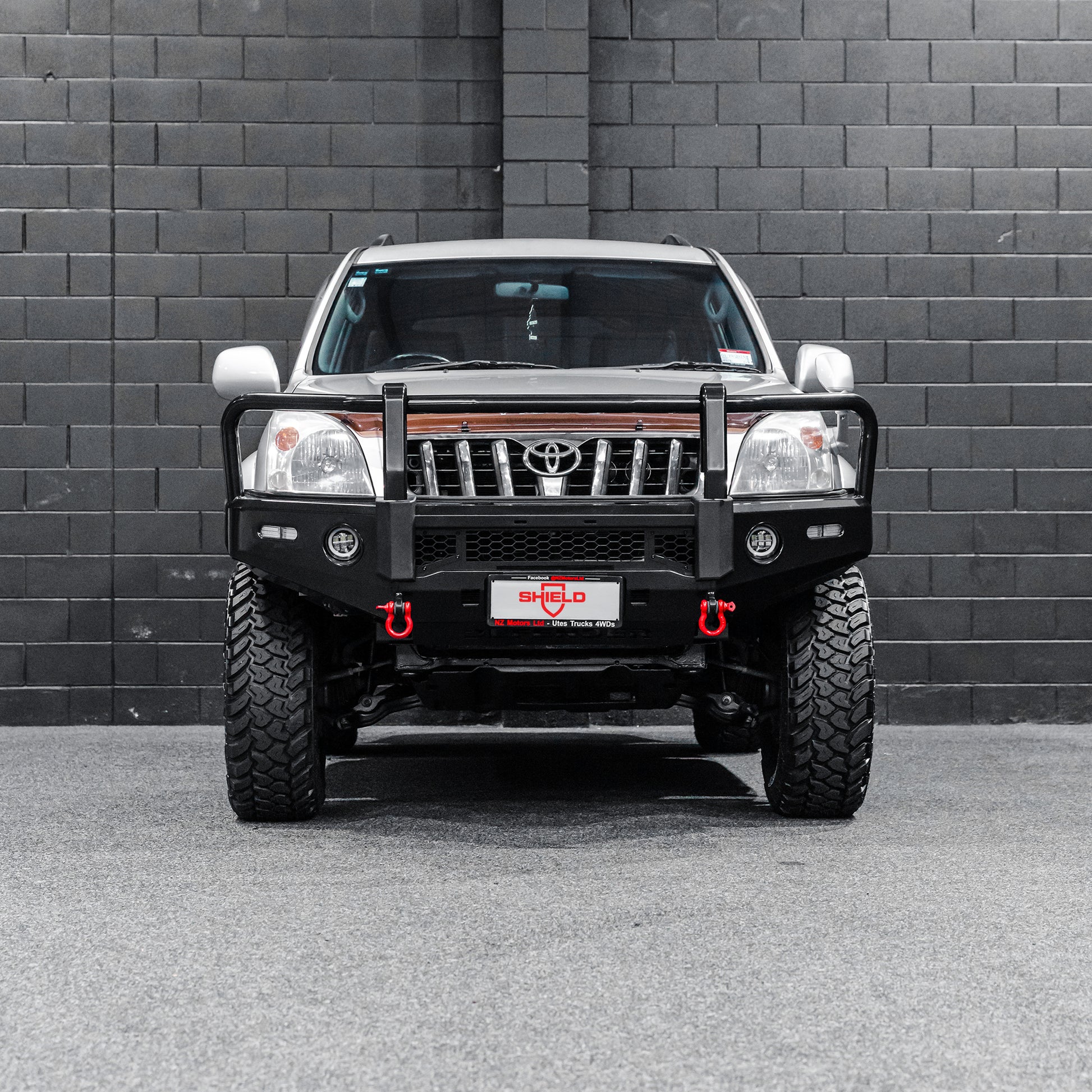 SHIELD Off-Road Triple Loop Bull-Bar to suit Toyota Prado 2002 - 2009
