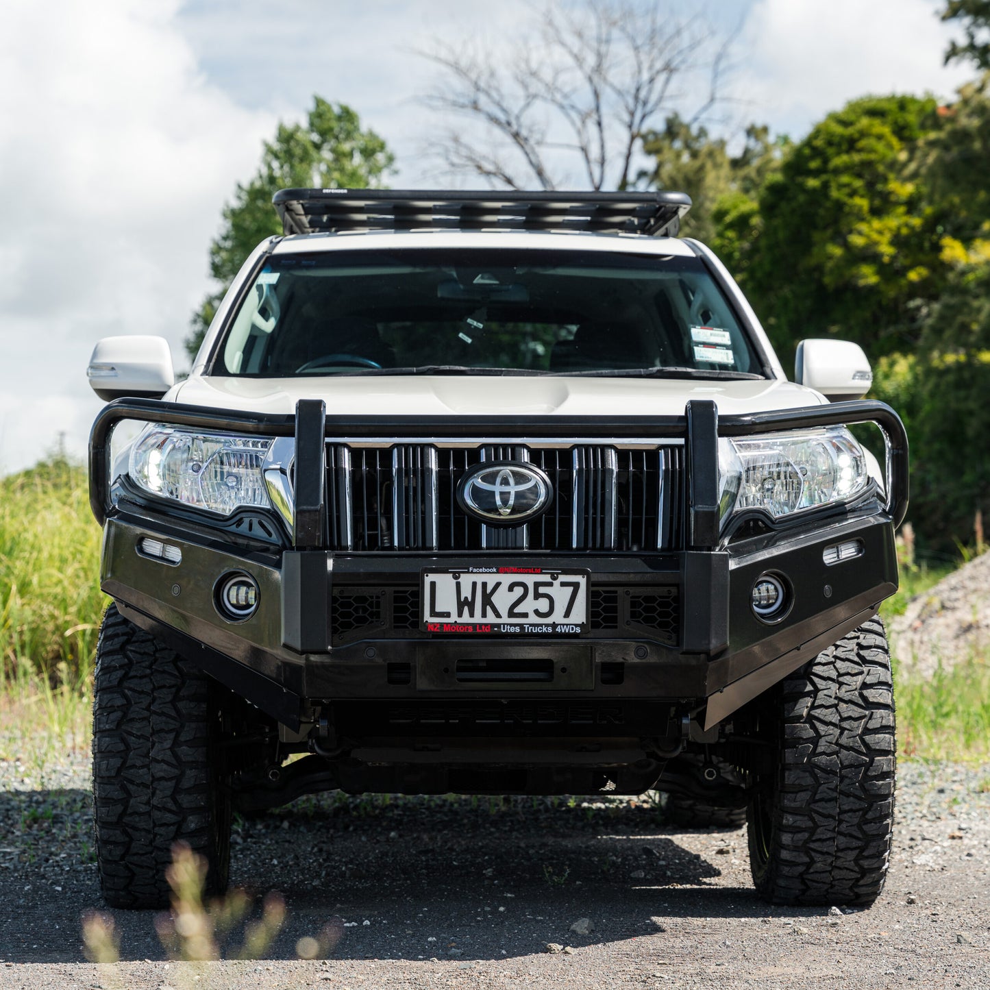 SHIELD Off-Road Triple Loop Bull-Bar to suit Toyota Prado 150 2018 - 2023 - view 2