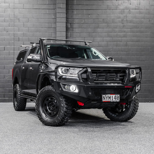 SHIELD Off-Road Brush Bar & Rock Slider Combo to suit Ford Ranger PX2-3 2015 - 2022