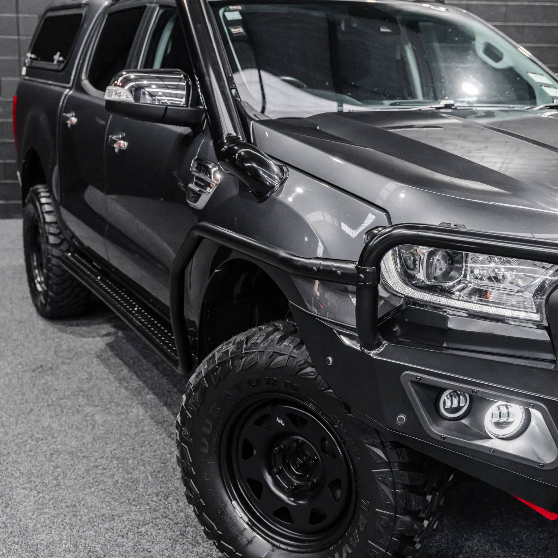 SHIELD Off-Road Brush Bar & Rock Slider Combo to suit Ford Ranger PX2-3 2015 - 2022 - view 2