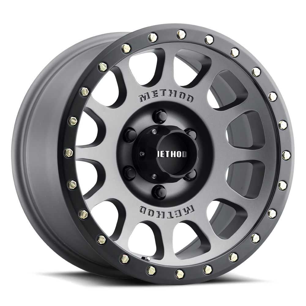 Method Race Wheels ZMR305 NV HD – Titanium – Matte Black Lip