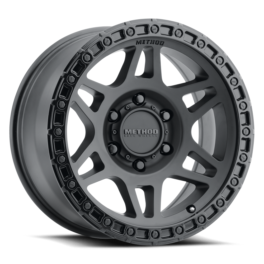 Method Race Wheels MR312 – Matte Black – Gloss Black Lip