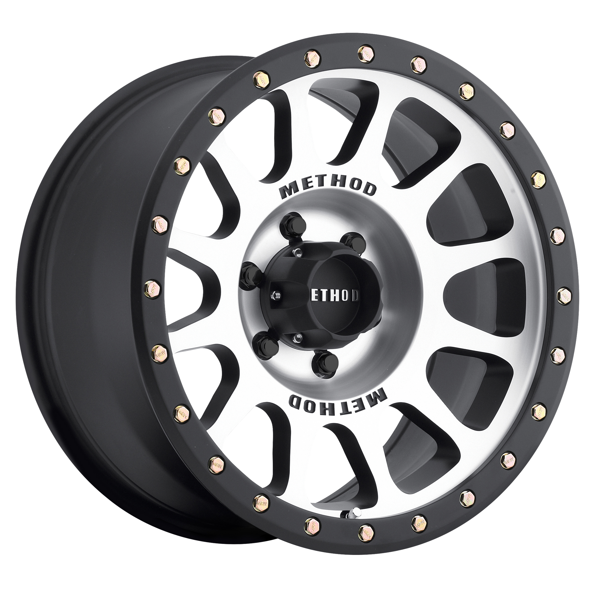 Method Race Wheels ZMR305 NV HD – Machined – Matte Black Lip